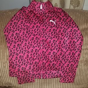 Size 5 girls light puma jacket